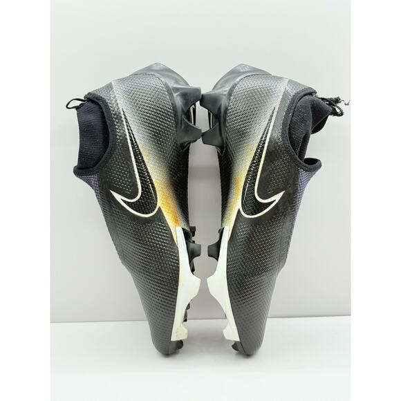Size 10 Nike Mens Vapor Edge 360 Pro Football Cleats Black Gold A08277-001 - Picture 6 of 9